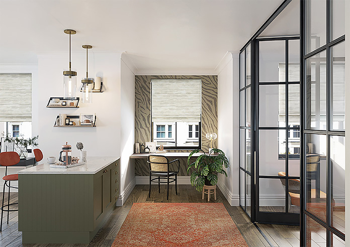 Glamour, Vintage - Twist&Fit Roman Blind - Image 8